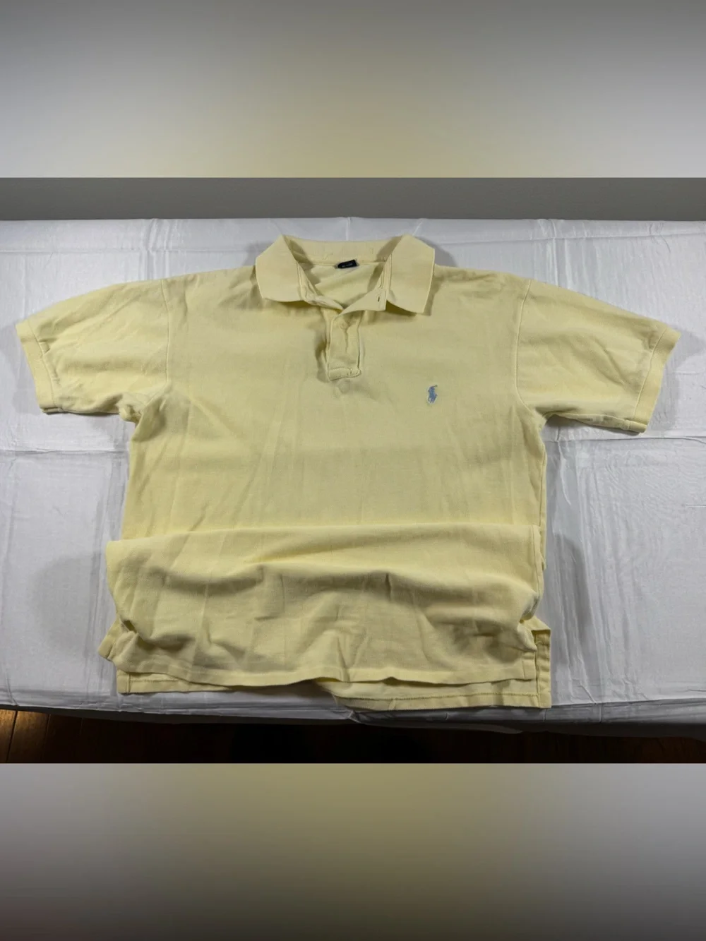Ralph Lauren Light Yellow Short Sleeve Polo Shirt